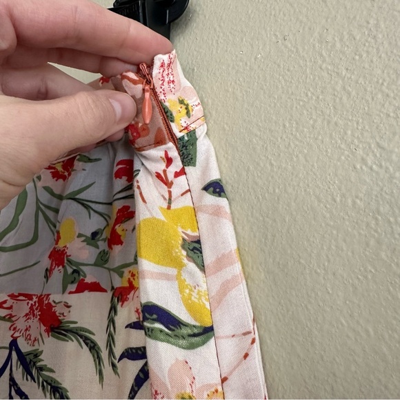 Tahari Patchwork Cottagecore Floral A-Line Skirt - Picture 6 of 14